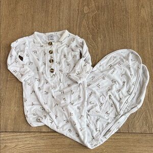 Lou Lou & Company Floral Baby Newborn Sleep Gown